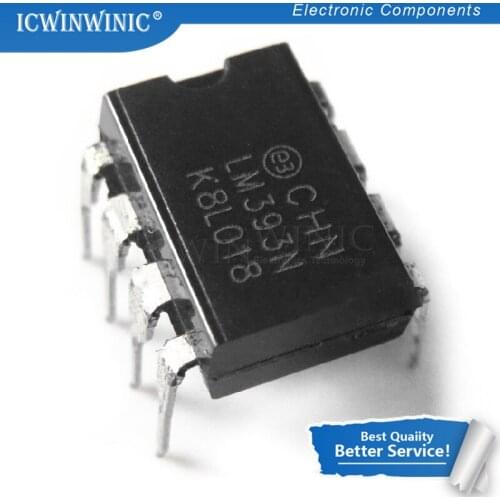 10piece LM393P LM393 DIP8 DIP LM393N 393 new original In Stock