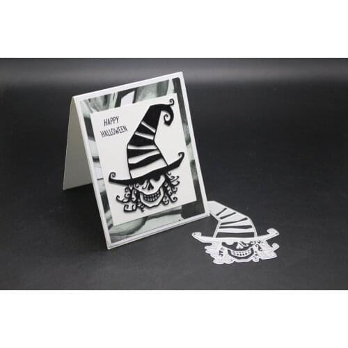 Halloween Ghost Head Cutting Die Metal Plantilla Para DIY Scrapbooking Troquelado Tarjeta De Papelnew Die for 2019 Design Proces