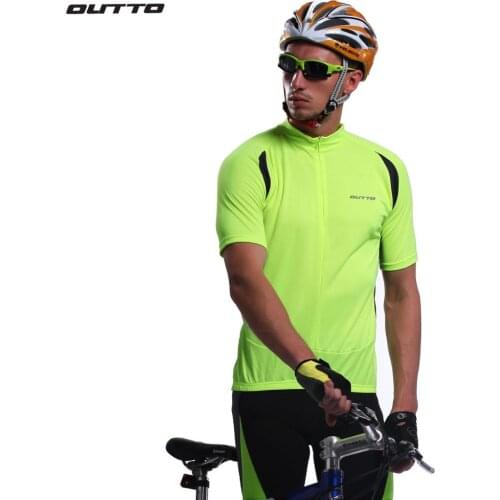 Outto mens short sleeve cycling jersey breathable bike jersey summer bike shirt #608A