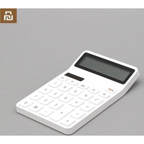 Xiaomi KACO LEMO Desktop Calculator Photoelectric Dual Dive 12 Number Display Intelligent Shutdown For School Office Home