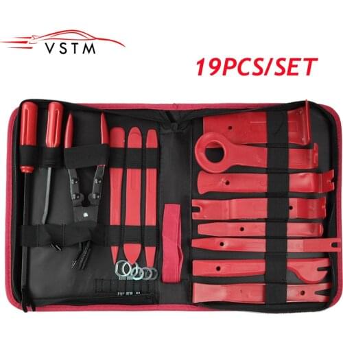 Newest Car Audio Radio Repair Tool Kit 19pcs/set Interior Door Panel Trim Dash Audio Removal Installer Pry Repair Hand Tools Kit