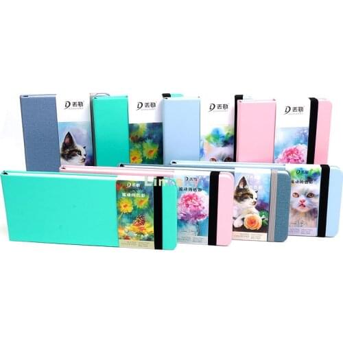 POTENTATE 300gsm 24 Sheets Water Color Pad Sketch Stationery Notebook for Drawing,Cotton Paddle Watercolor Paper,Travel set