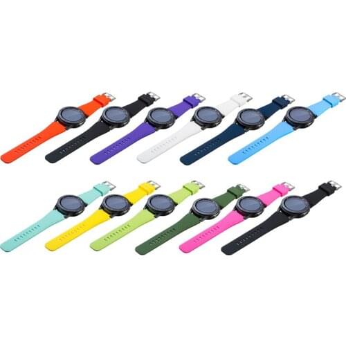 200pcs 11 Color Silicone Watchband for Gear S3 Classic/ Frontier 22mm Watch Band Strap Replacement Bracelet for Samsung Gear S3