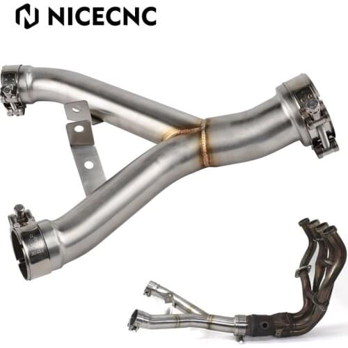 Motorcycle Stainless Steel Mid Pipe Decat Eliminator Race Exhaust For Kawasaki Z1000 Z 1000 2011-2018 2012 2013 2014 2015 2016