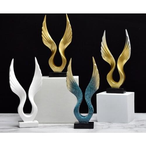Boho Home Decor Thinker Figurine Abstract Figure Sculpture Office Modern Art Interior Ornaments for Home Decoration Accessories