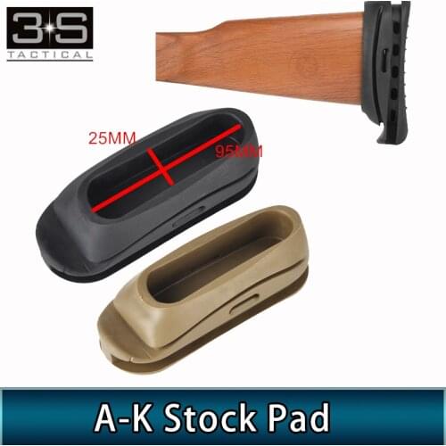 Tactical Airsoft AK Stock Pad AK-47 Shockproof Rubber AK47 Recoil Butt Stock Pad Paintball AK 47 Accessories