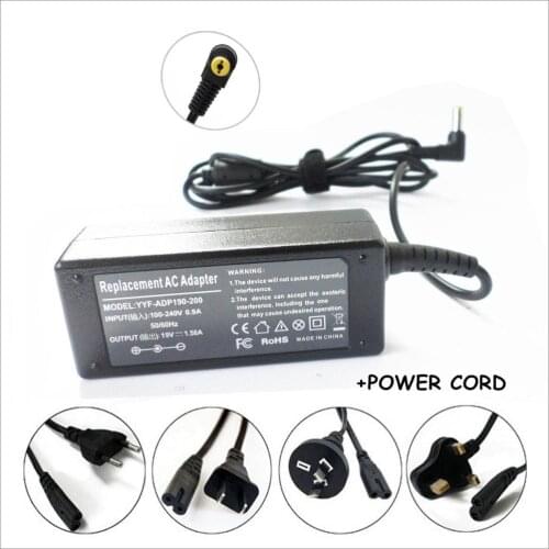 19V 1.58A 30W Notebook Laptop Charger Plug AC Adapter For Cadernos Dell Inspiron 910 1010 1011 1012 1018
