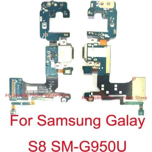 10 PCS USB Charging Dock Port Board Connector Flex Cable For Samsung Galaxy S8 G950U SM-G950U USB Charger Charge Board Parts