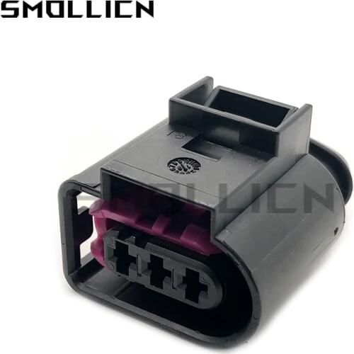 5/20/50Sets 3 Pin Auto Fuel Rail Pressure Sensor Connector Plug For VW Tiguan Passat B7 CC Golf 6 Skoda Octavia Socket 4D0971993