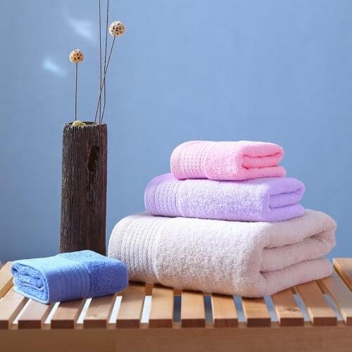 Bohemian 100% Cotton Towels Set Large Bath Towel for Adult Soft Absorbent Pink Hand Face Cleaning Towels Bathroom Hotel Sauna
