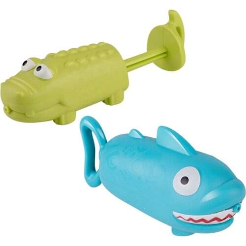 Kids Animal Toys Summer Swimming Cute Crocodile Shark Squirt Pull-Out Boys and Girls Bathing Toy Beach Toy