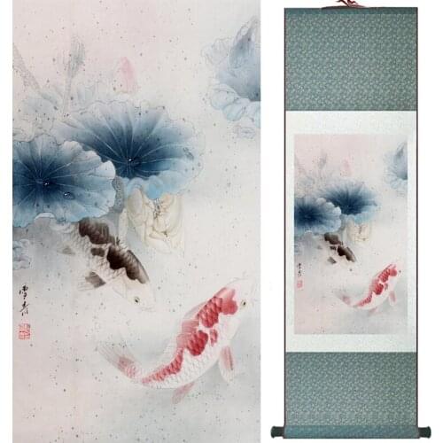 Home Office Decoration Chinese scroll painting birds painting Chinese wash painting Printed painting 060803