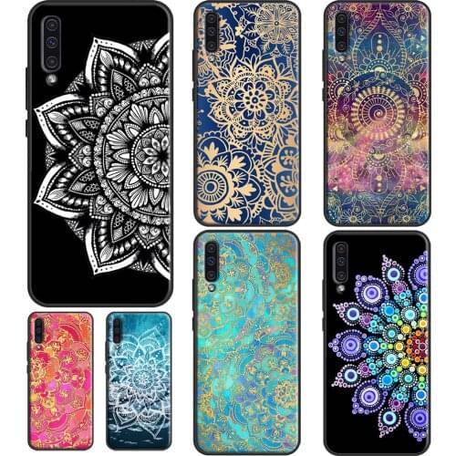 Elegant Mandala Floral Design Phone Case For Samsung A12 A32 A42 A52 A72 A10 A20 A30 S A40 A50 A70 A31 A51 A71 A20e A21S