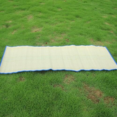 Classic Straw Mat Beach Outdoor Camping Portable Cooling Mat Quick Drying Camping Mat Camping Accessories