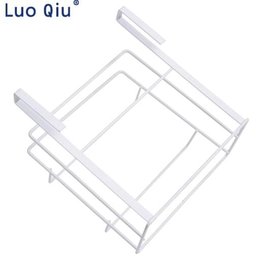 Kitchen plate rack wall hanging household multi-function rag storage desk board rack hanging rack shelf