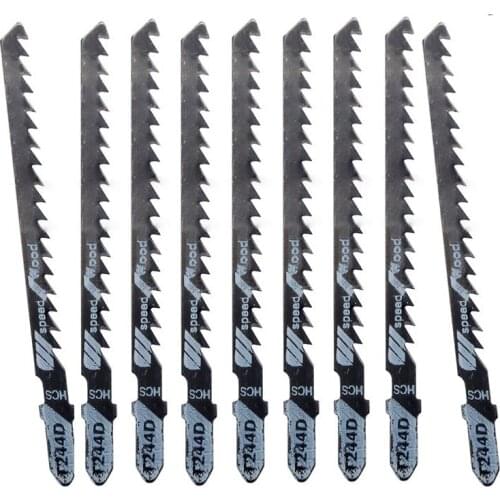 10Pcs T244D Jig Saw Blades Wood Fast Cutting 100mm Reciprocating Saw Blade For Wood PVC Fibreboard Power Tools