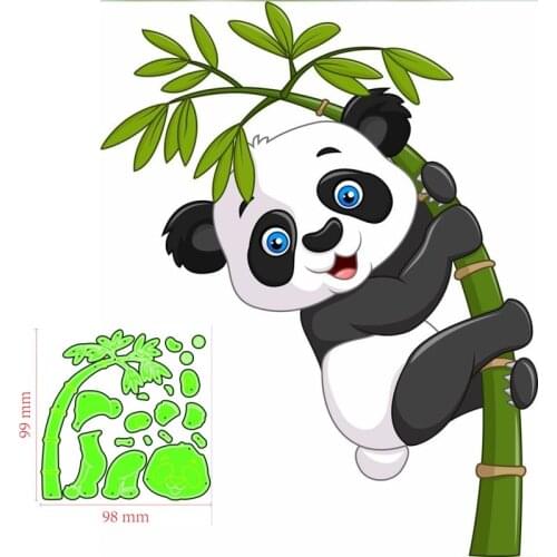 Metal Cutting Dies Animal panda DIY Scrapbooking Paper Cards Decorative Craft Embossing