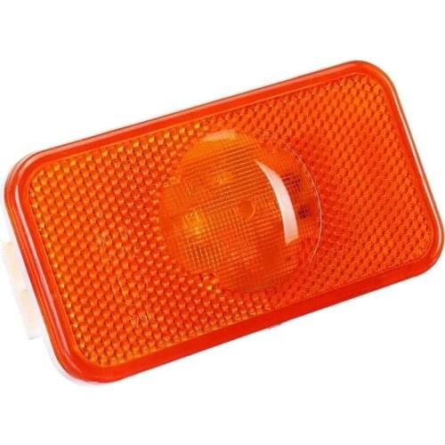 NEW-24V Car Trucks 4LED Side Marker Light Amber Indicator Lamps for Volvo Trucks Series FH/FM/FL