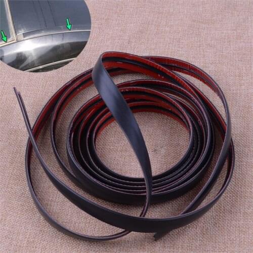 CITALL New 3M 118 inch Car Door Seal Strip Front Rear Windshield Sunroof Weatherstrip Edge Protector Trim Rubber Anti-Scratch