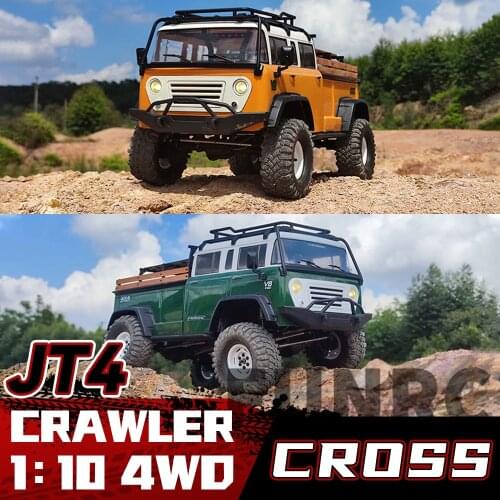 New CROSS RC JT4 1/10 Electric 4WD Crawler Climbing Vehicle Simulation Off-Road Truck Shift Differential Lock Function