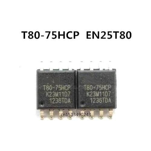 Original 10pcs/lot T80-75HCP EN25T80 SOP-8
