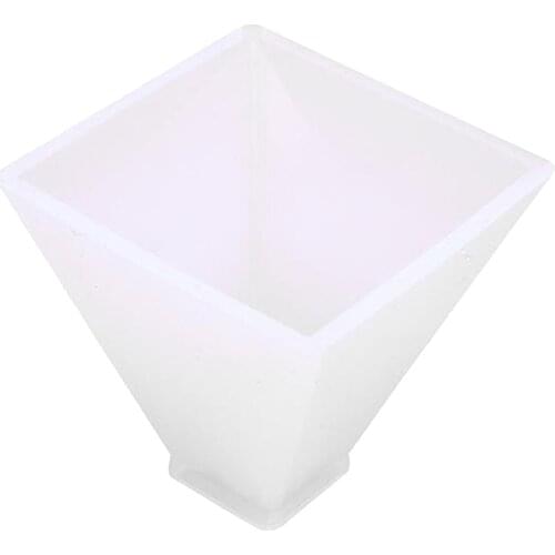 Pyramid Silicone Mold Resin Jewelry Making Mould Epoxy Pendant Craft DIY Tool