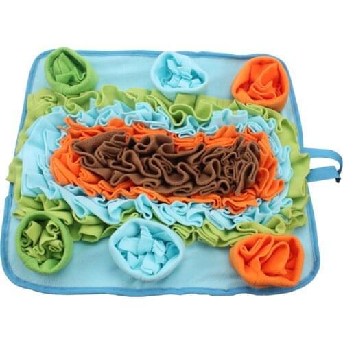 Macaron Snuffle Mat Dog Puzzle Toy Increase IQ Slow Dispensing Feeder Pad Pet Puppy Training Games Feeding Food Intelligence Toy
