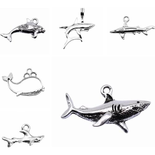 Sejuani diy charms for jewelry making kit pendant for bracelet jewelry accessories Shark Charms
