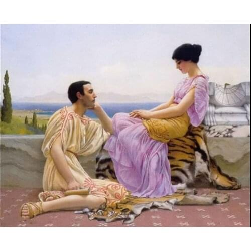 Brand new European classical artist portrait diamond painting full square circle 5D DIY AB diamond embroidery mosaic