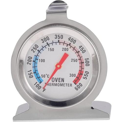 Food Meat Temperature Stand Up Dial Oven Thermometer Stainless Steel Gauge Kitchen Cooker Baking Supplies 50-300 Degrees