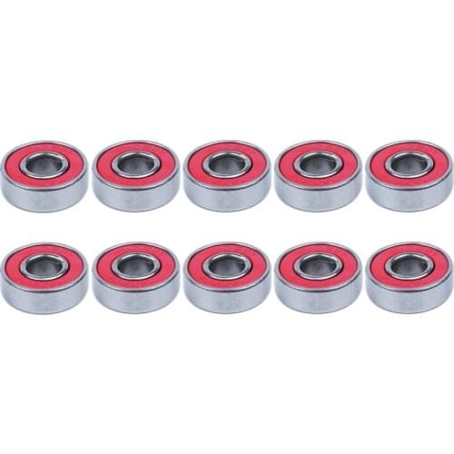10Pcs ABEC-9 608-RS Skateboard Longboard Bearings Inline Skate Bearings Roller Skate Bearings
