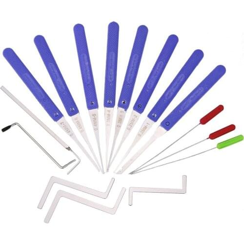 17PCS Locksmith Tool Broken Key Extractor Tools Door Lock Repair Tools Remove Auto Key Extractor Set DIY Tools Free Shipping