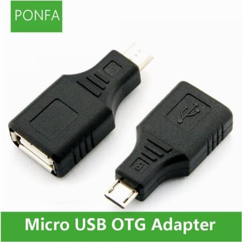 2pcs/Lot USB 2.0 Micro USB Male to USB Female Host OTG Adapter for SamSung S3 i9100 i9300 Note 2 3 4 5 S5 S4 S6 Phone and Tablet