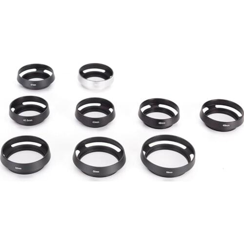 37 39 40.5 43 46 49 52 55 58 62 67 Mm Metal Camera Lens Hood For FOR Leica Canon Nikon Lens