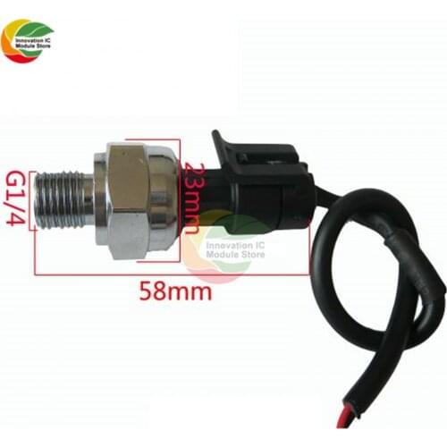5V G1/4 0-1.2 MPa Hydraulic Pressure Sensor for Non-Corrosive Water / Oil / Gas Pressure Sensor 1/4" Diameter for Arduino