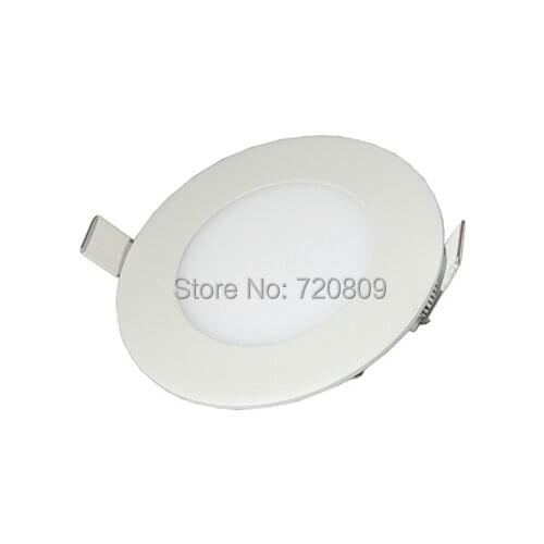 Free Shipping 10pcs/lot 4w LED Panel Light White Round indoor Ceiling light AC85-265v Pure/Warm White