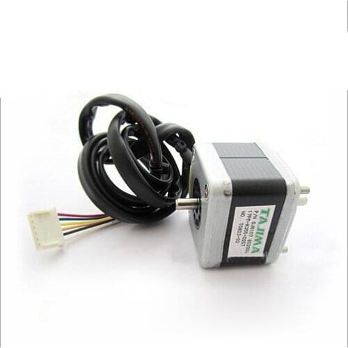 Pulse Motor :42mm Square :Double-End 0J6107802000 hook knife motor applicable Tajima TFGN series computer embroidery machine