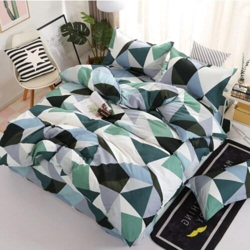 Cartoon panda cute bedding sets comfortable duvet cover pillow cases soft quilt cover twin full queen king size bedclothes