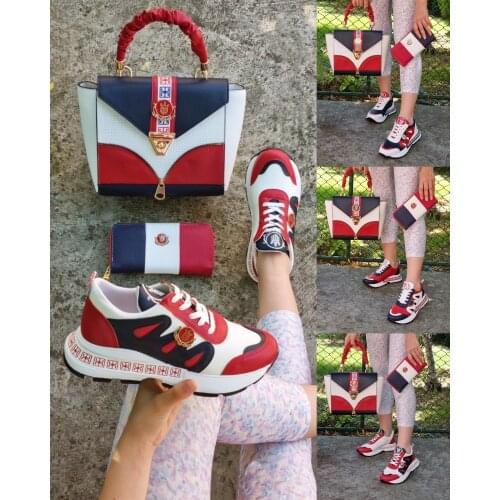 Miss Melissa Shoe and bag TMY Colors sneakers bag wallet suit set Turkey code S119