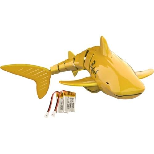 Golden Shark Shaped Boat Model Under Water Boat Novelty Vehicle Remote Control Boat with Flexible Swing