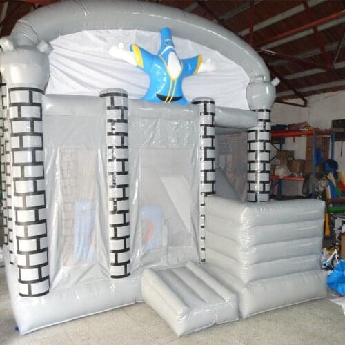 New style giant inflatable castle bounce house with slide trampoline amusement park