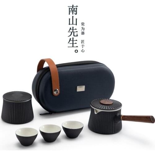 Modern Luxury Tea Set Ceramic Teapots Green Tea Cup Travel Portable Tea Set Aesthetic Simple Teaware Taza Te Japones Teaware BC