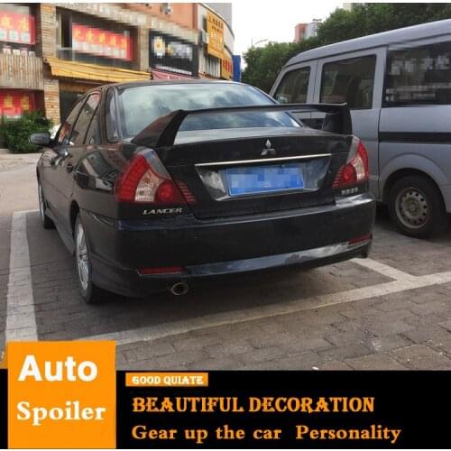For Mitsubishi Lancer Spoiler Sport 2010 2011 2012 2013 2014 2015 ABS Material Car Rear Wing Primer Color Trunk Rear Spoiler