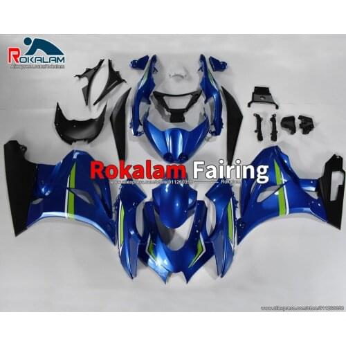 Body Kit For Suzuki GSX-R1000 K-17 2018 GSX R1000 2017 GSXR-1000 K17 2019 Motorcycle Blue Green Fairing Kit (Injection Molding)