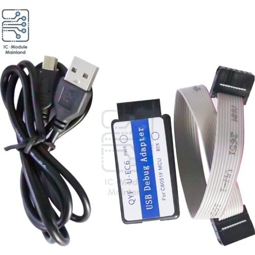 U-EC6 USB Universal Emulator Compatible With Silicon Original EC3/EC5 Support C8051Full Range of MCUs