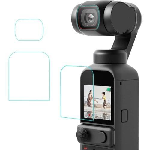 For DJI Osmo Pocket 2 9H Tempered Glass Screen Protector Lens Film Camera Protective Anti-scratch Cover Accessories