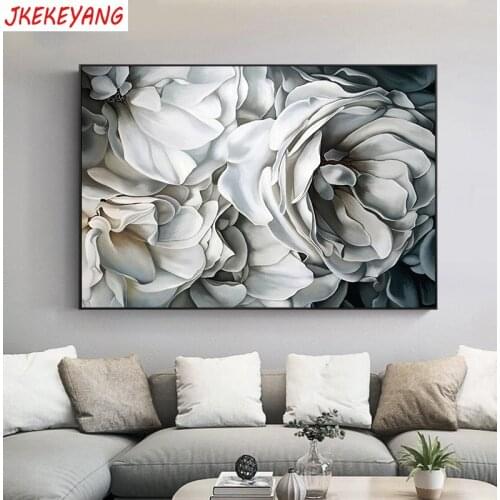 5D DIY square/round Diamond painting flower Cross Stitch Diamond Embroidery Pattern Rhinestone J1752