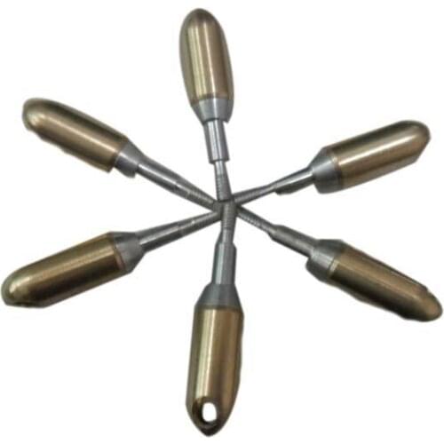 6pcs Copper Field Point Whistle Broadheads Screw Hunting Arrow head suitable for carbon arrow and bow