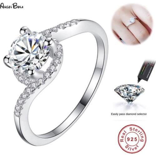 Angel Bola Rings With Cubic Zirkonia For Women