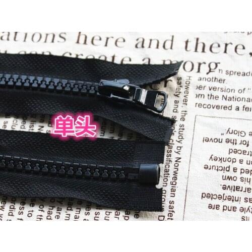 Free shipping 5pcs/lot 8# resin teeth zipper single zipper head jacket down zipper 70cm-150cm